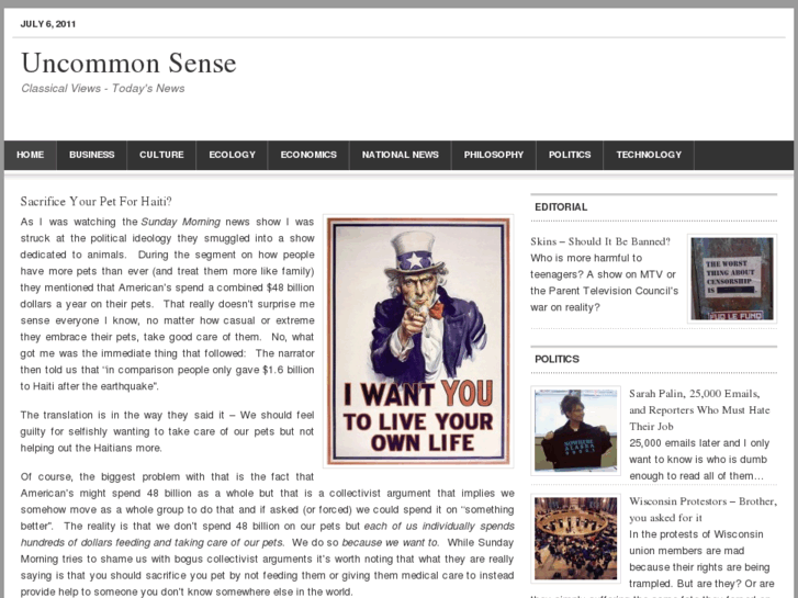 www.uncommonsensenews.com