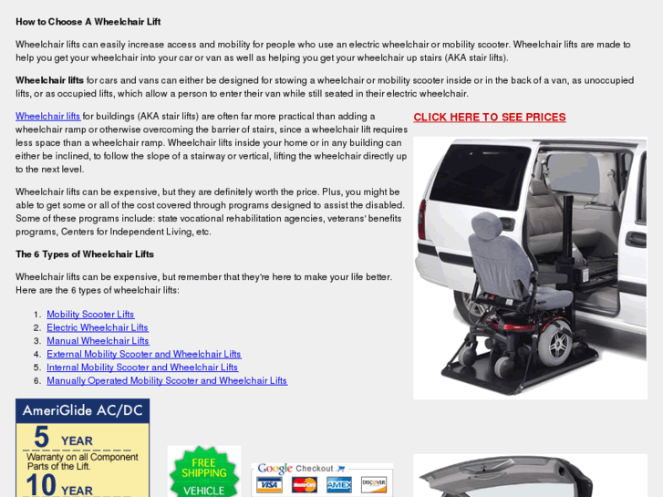 www.wheelchairlifts.org