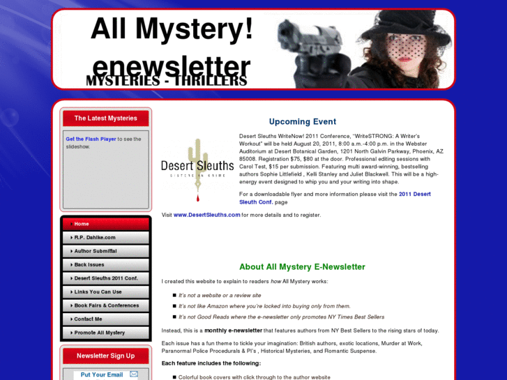 www.allmysteryenewsletter.com