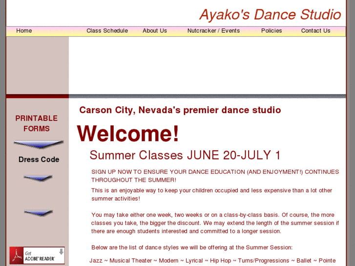 www.ayakosdance.com