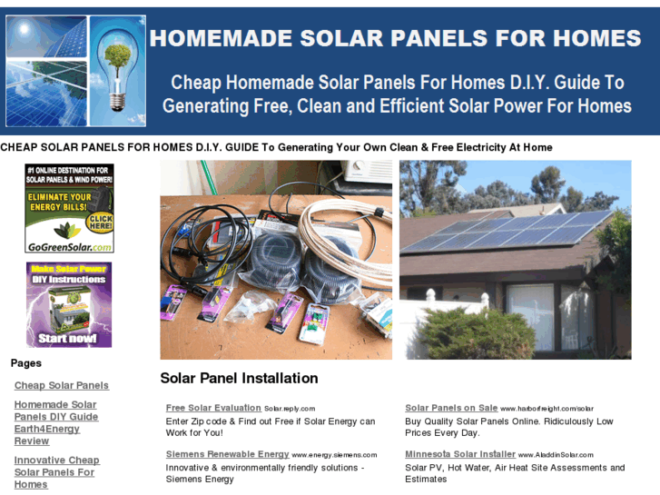 www.buildyourownsolarpanels.org