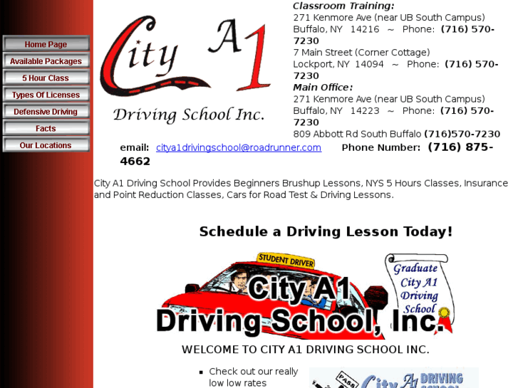 www.citya1drivingschool.com