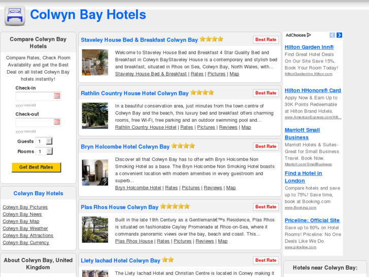 www.colwynbayhotels.com