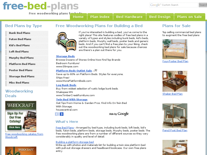 www.free-bed-plans.com