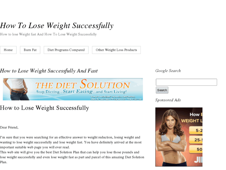 www.howtoloseweightsuccessfully.com