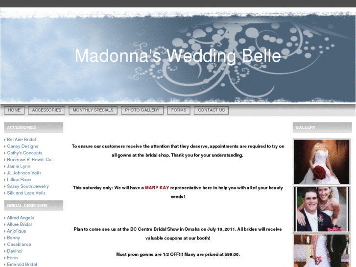 www.madonnasweddingbelle.net