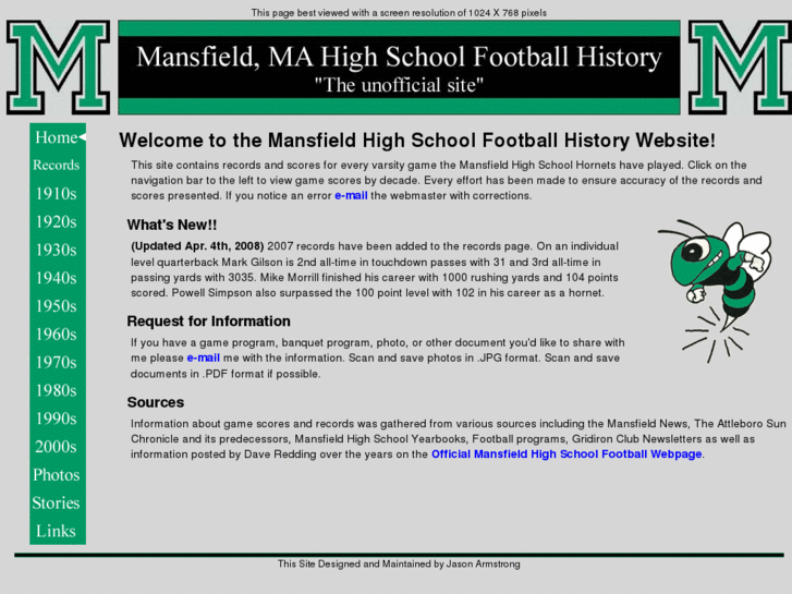 www.mansfieldhighschoolfootballhistory.com