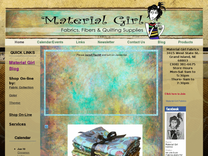 www.materialgirlfabric.biz