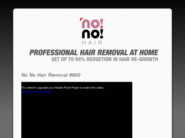 www.nonohairrremovalsystem.com