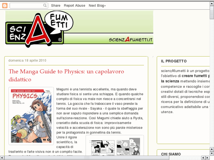 www.scienzafumetti.it