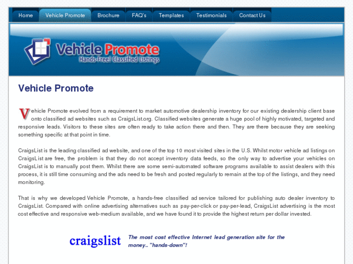 www.vehiclepromote.com