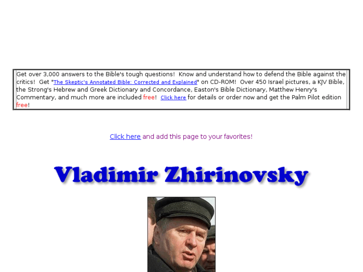 www.vladimirzhirinovsky.com