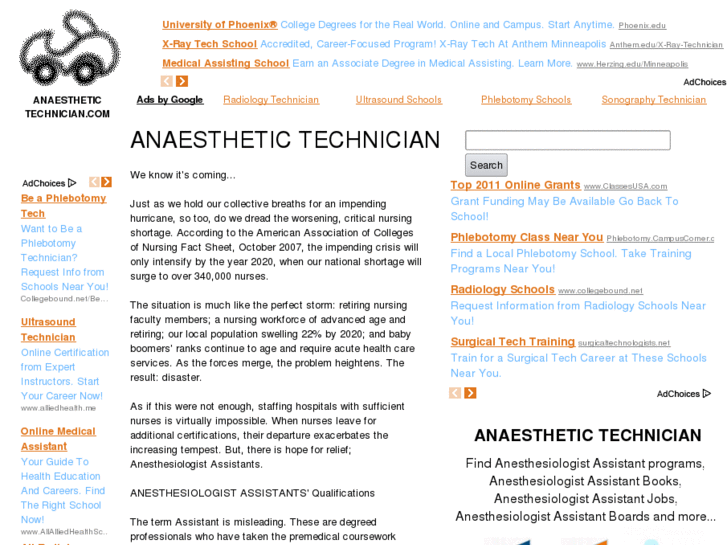 www.anaesthetictechnician.com