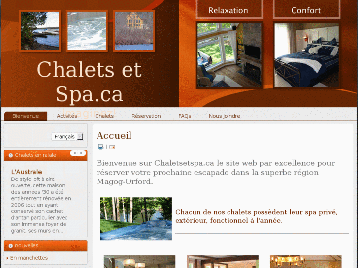 www.chaletsetspasurlelac.com