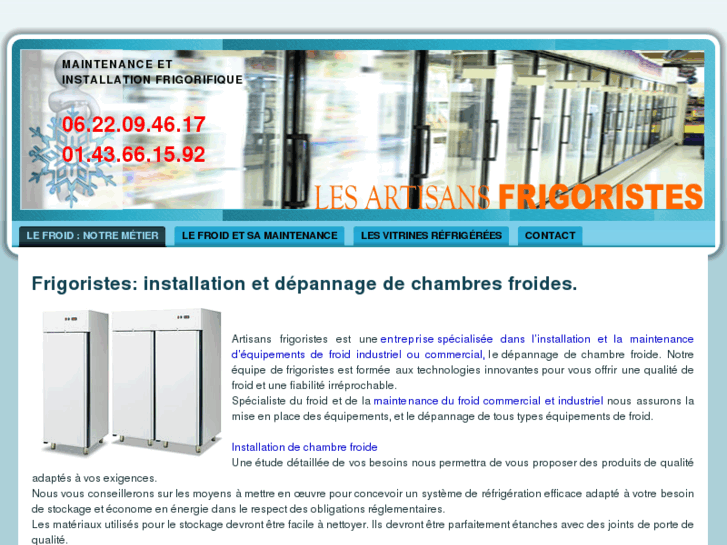 www.depannage-chambre-froide.com