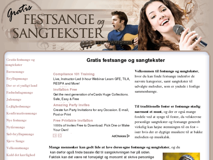 www.festsangeogsangtekster.dk