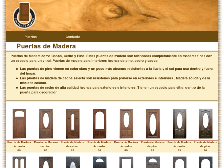 www.puertasdemaderasfinas.com