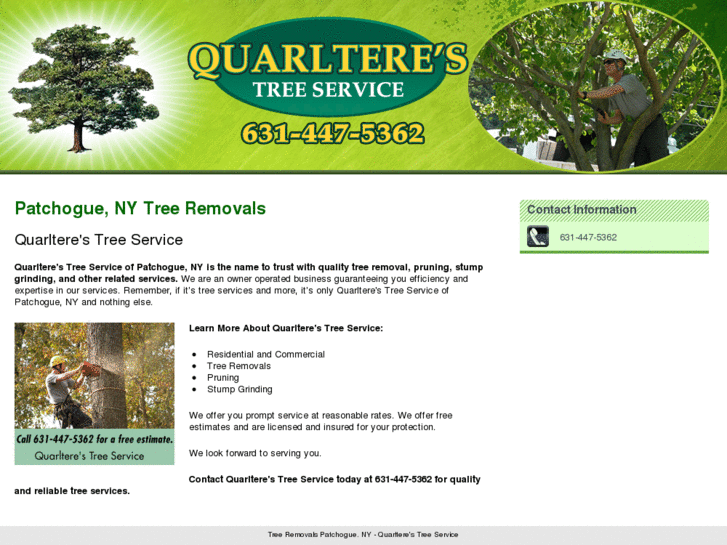 www.quarlterestreeservice.com