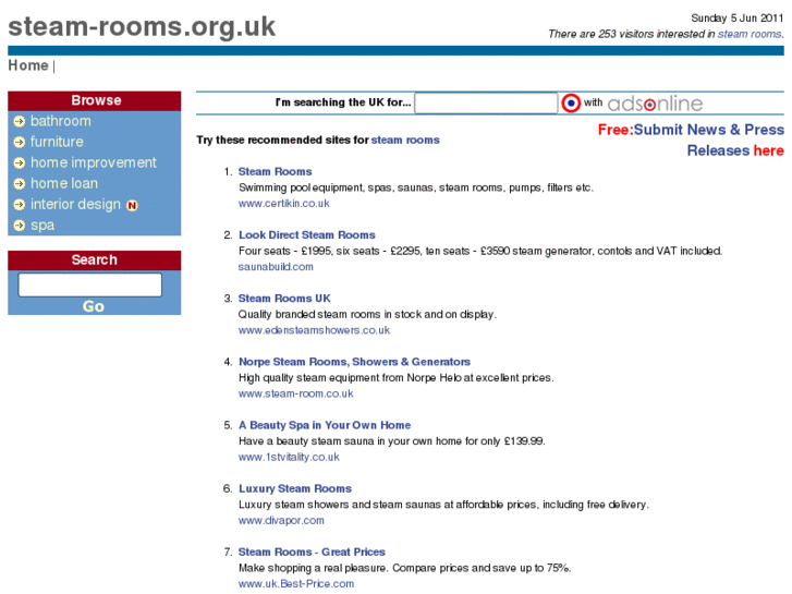 www.steam-rooms.org.uk