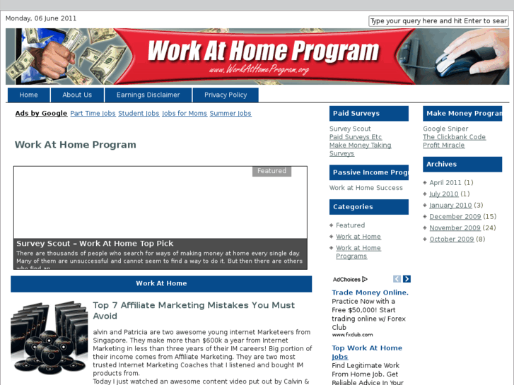 www.workathomeprogram.org