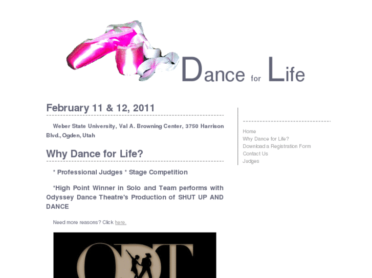 www.danceforlifecompetition.com