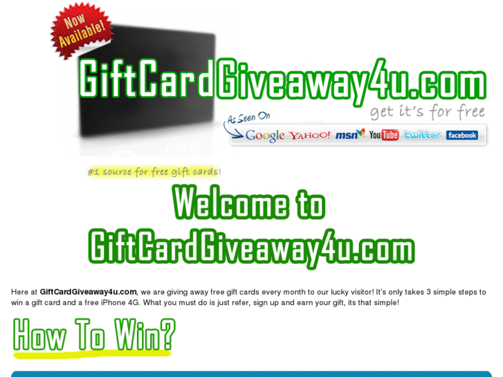 www.giftcardgiveaway4u.com