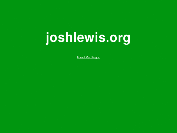 www.joshlewis.org