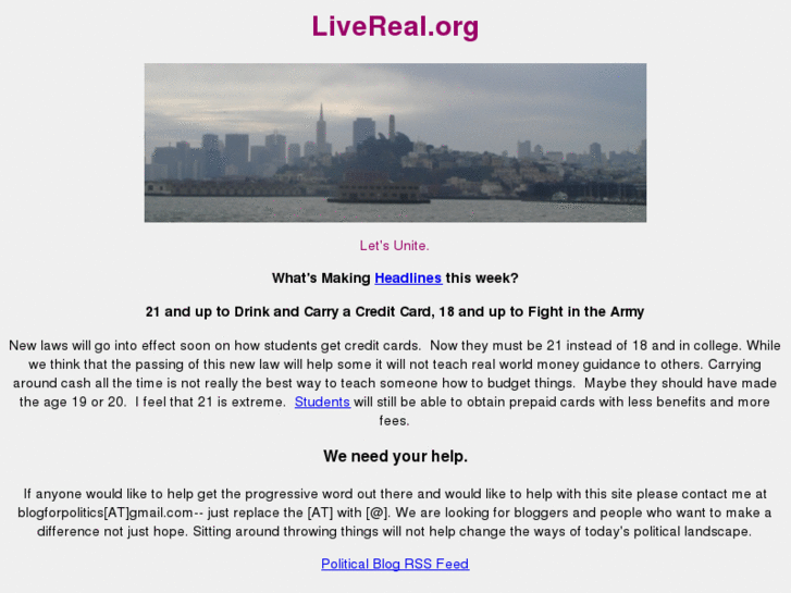 www.livereal.org