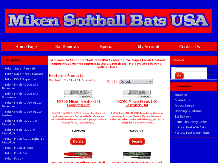 www.mikensoftballbatsusa.com