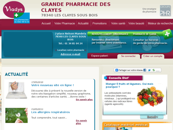 www.pharmacie-clayes.com