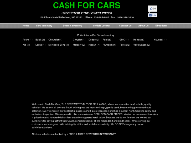 www.cashforcarsnc.com