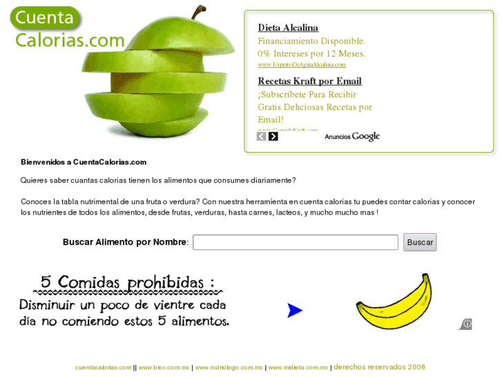 www.cuentacalorias.com