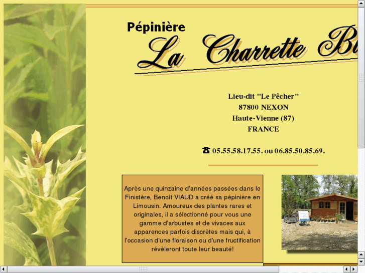 www.lacharrettebleue87.com