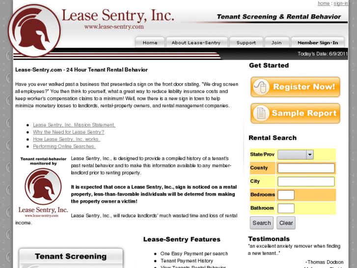 www.lease-sentry.com