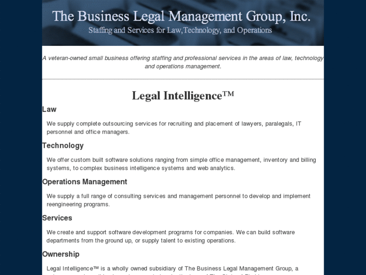 www.legalintelligence.biz