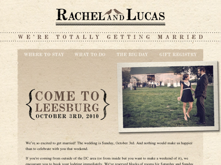 www.lucasandrachel.com