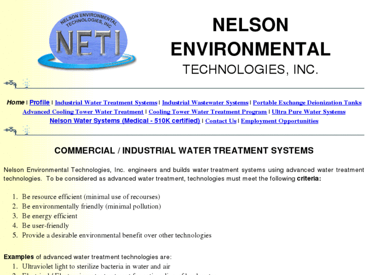 www.nelsonenvironmentaltechnologies.com