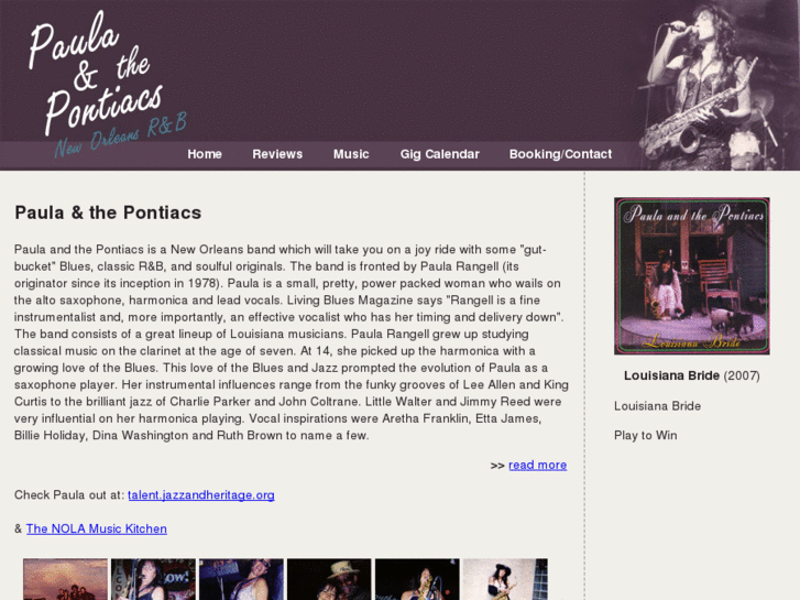 www.paulaandthepontiacs.com