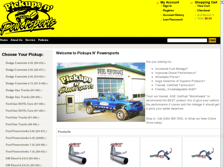 www.pickupsnpowersports.com