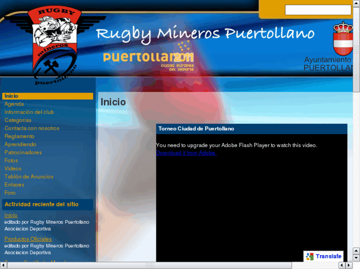 www.rugbyminerospuertollano.es