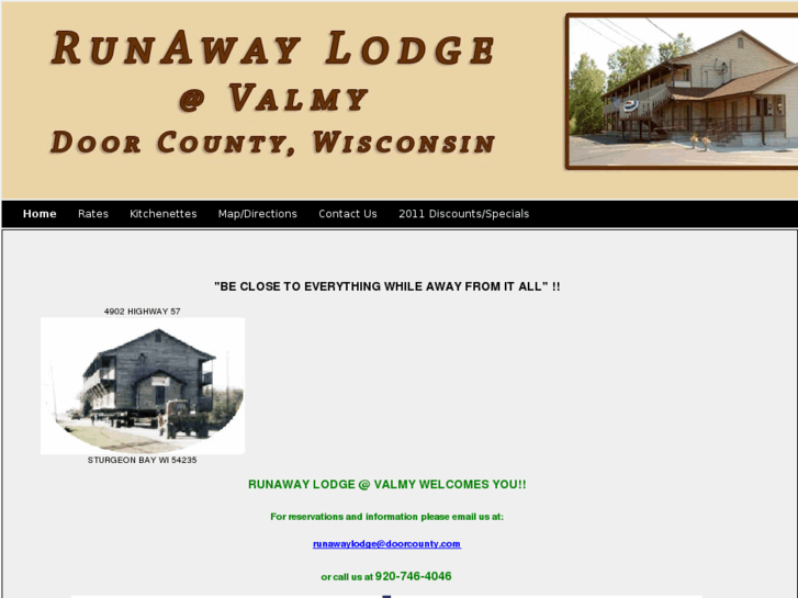 www.runawaylodgeatvalmy.com