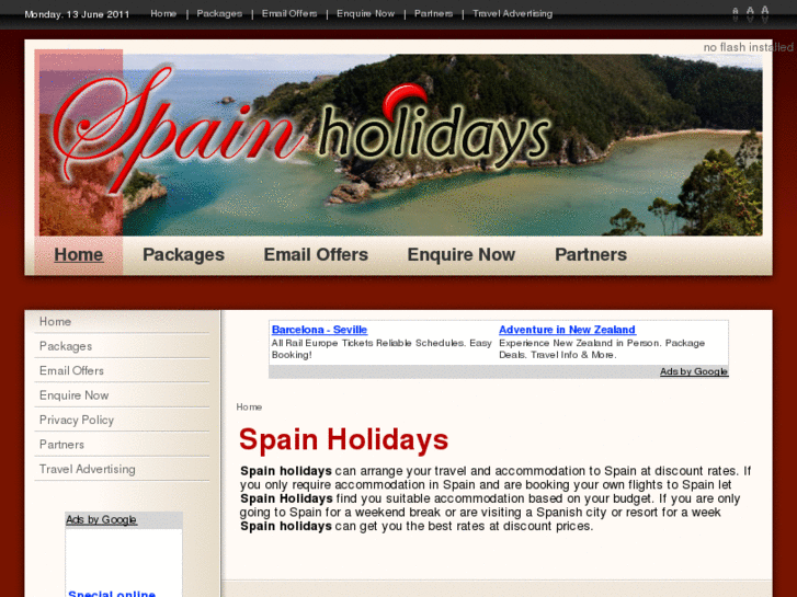 www.spain-holidays.net