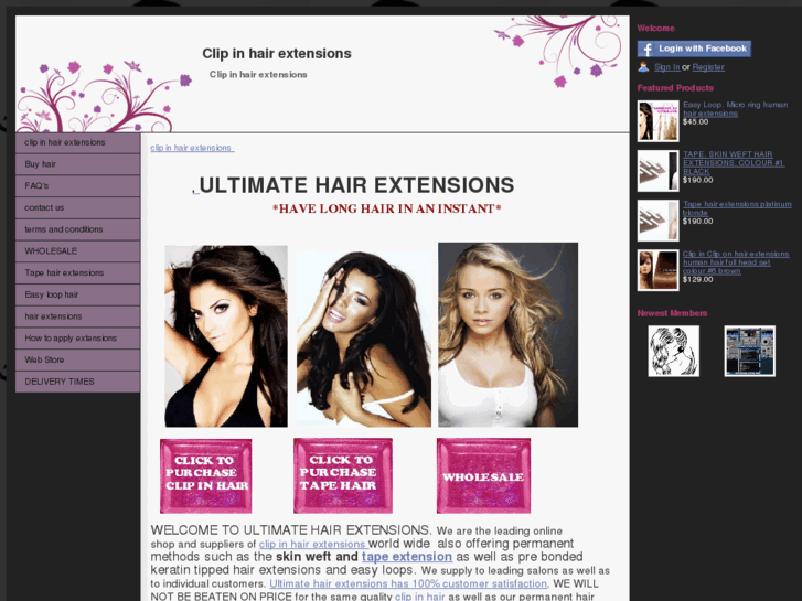 www.ultimatehairextensions.com