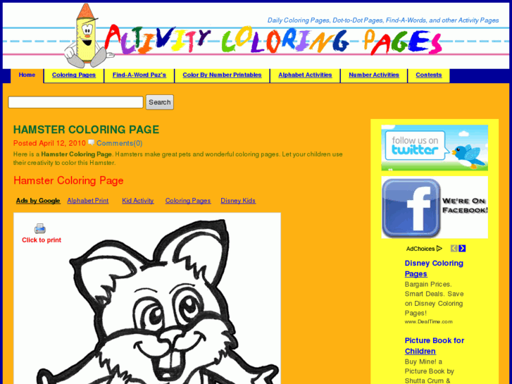 www.activitycoloringpages.com