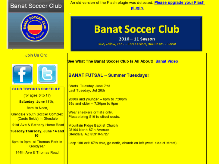 www.banatsoccerclub.com