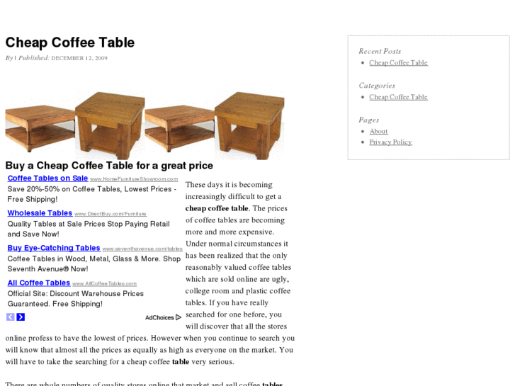 www.cheapcoffeetable.net