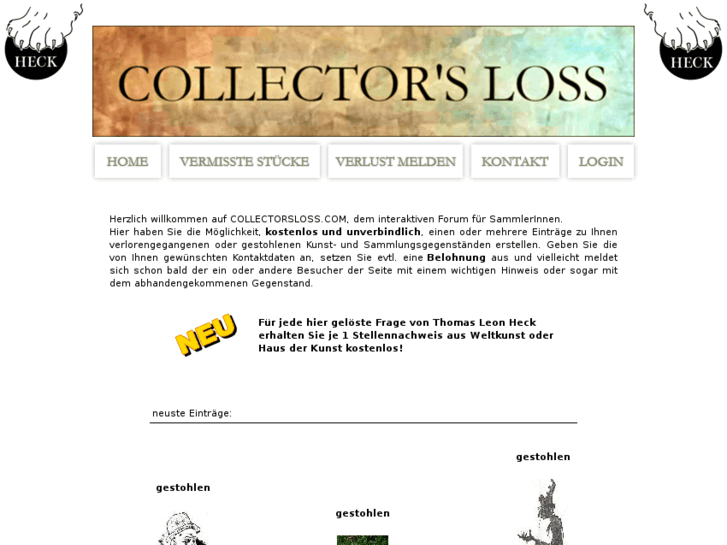 www.collectorsloss.com