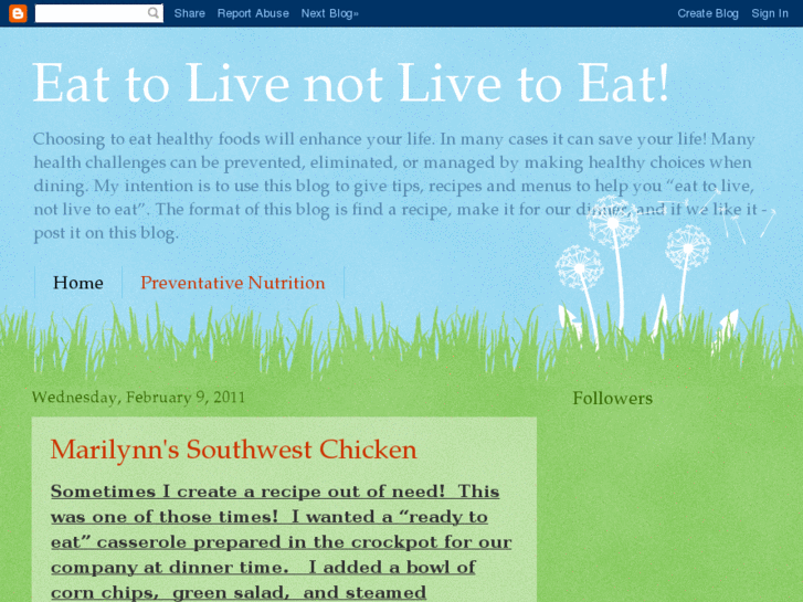 www.eattolivenotlivetoeat.com