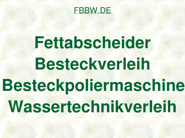 www.fbbw.de