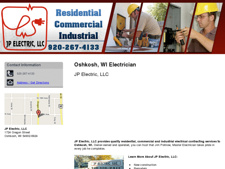 www.jpelectricalcontractoroshkosh.com